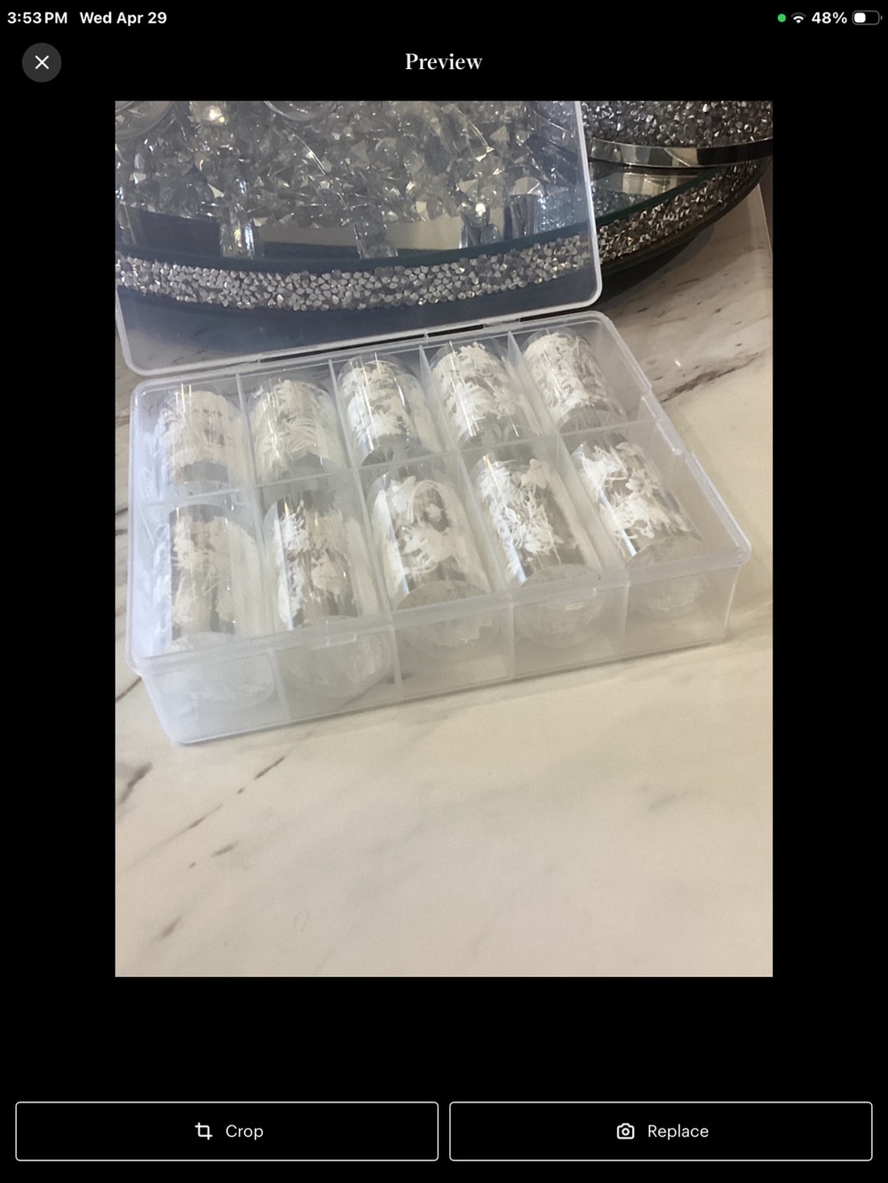Transfer nail art